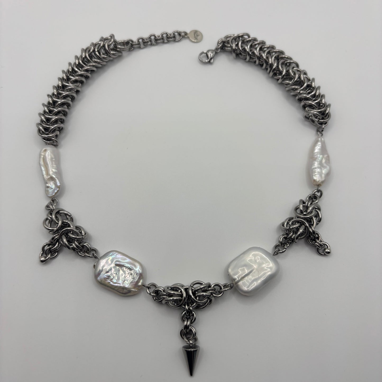 FRACTURED - chainmail necklace
