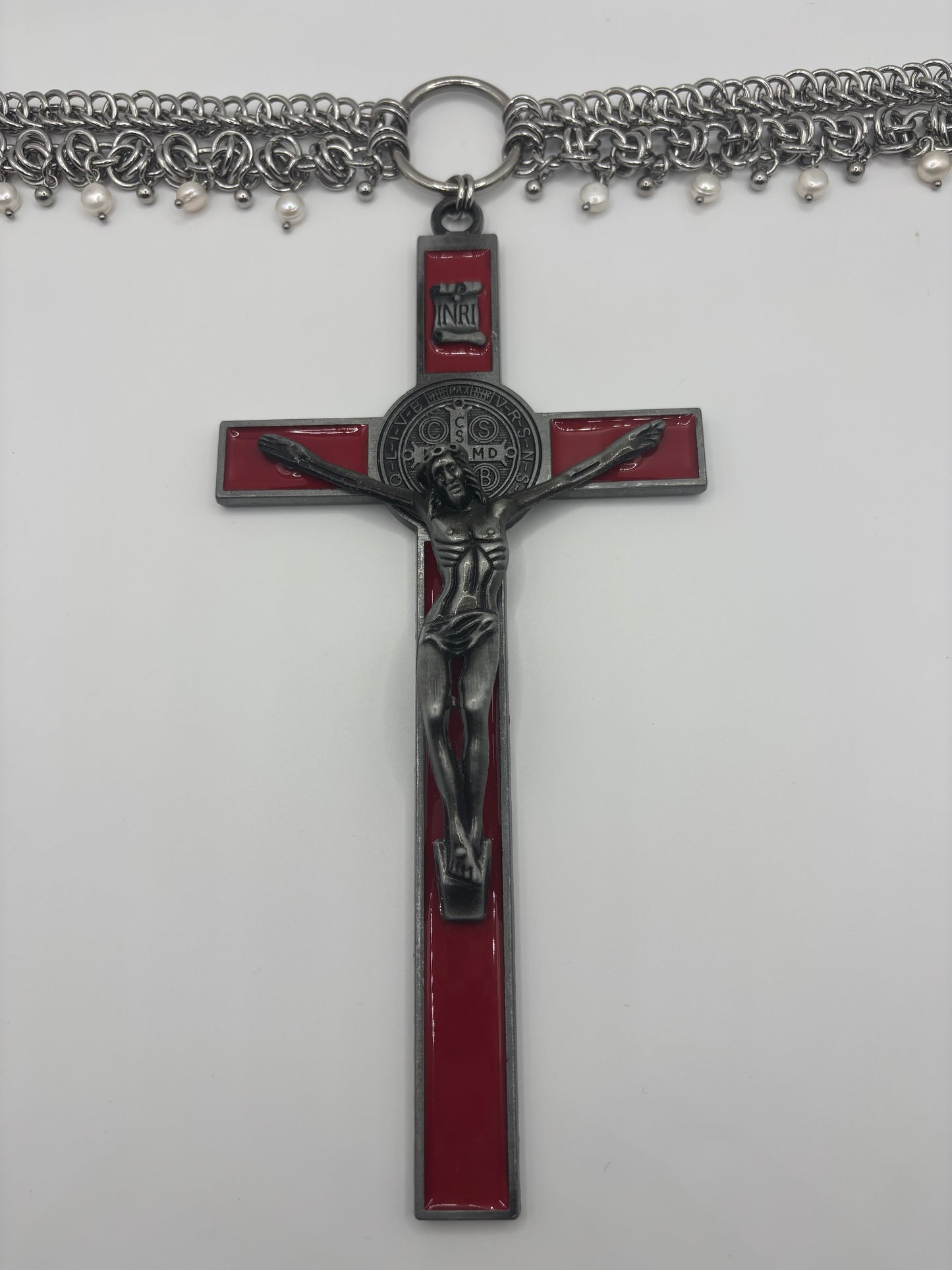 BLOOD PACT - chainmail necklace