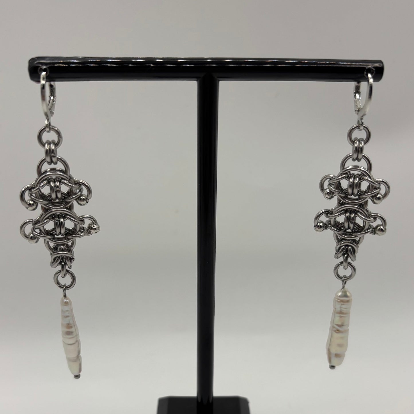 ENTOMBED - chainmail earrings
