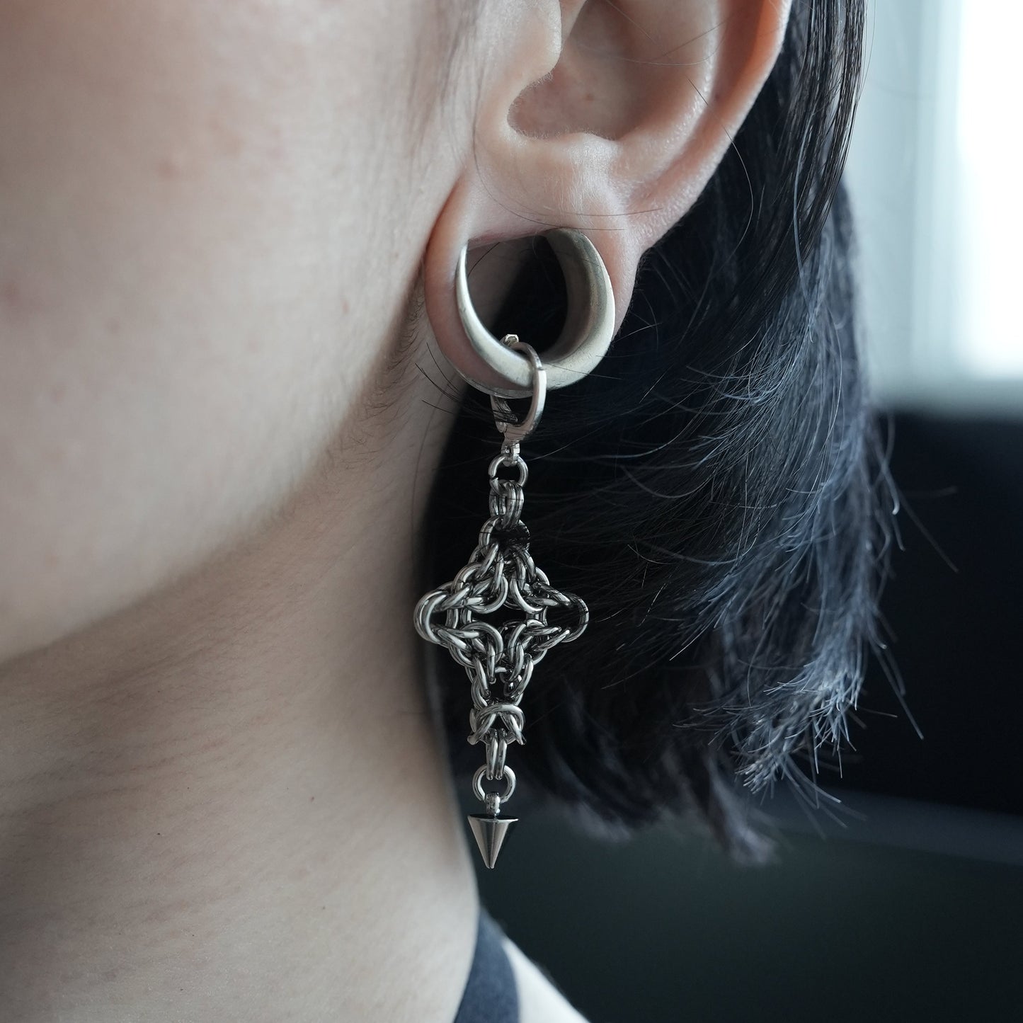 DAMNATION - chainmail earrings