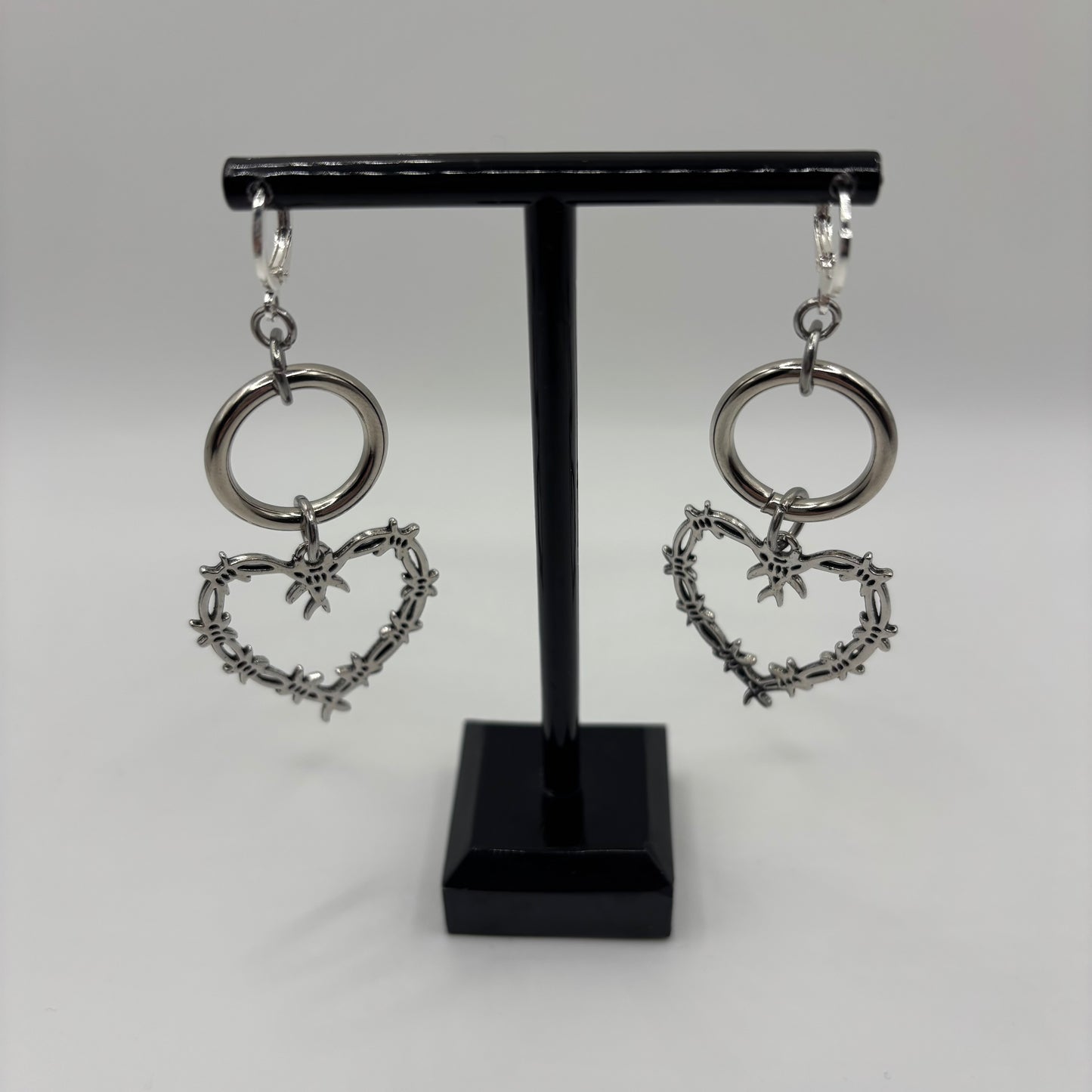 SINA - stainless steel earrings
