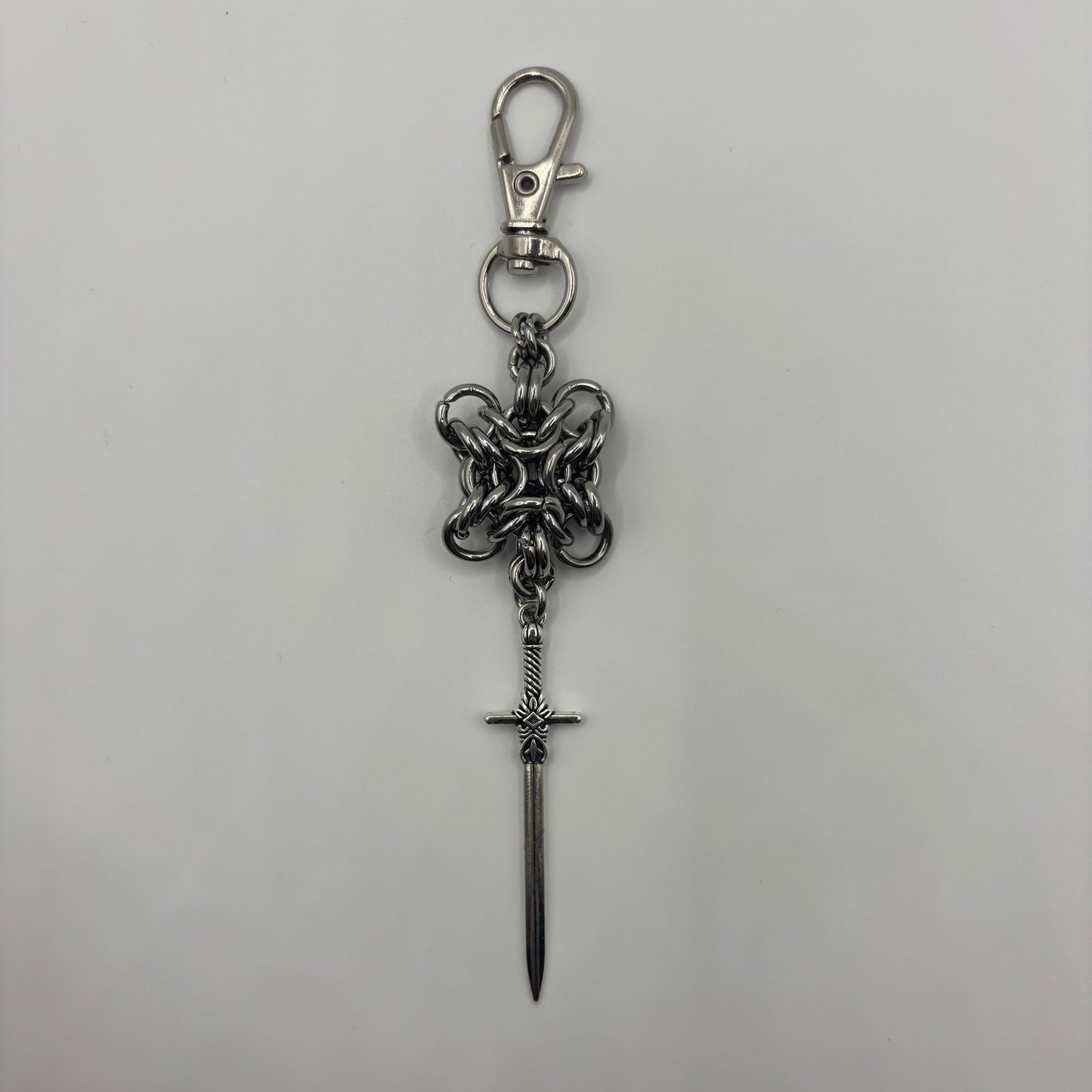 BY THE BLADE - chainmail keychain