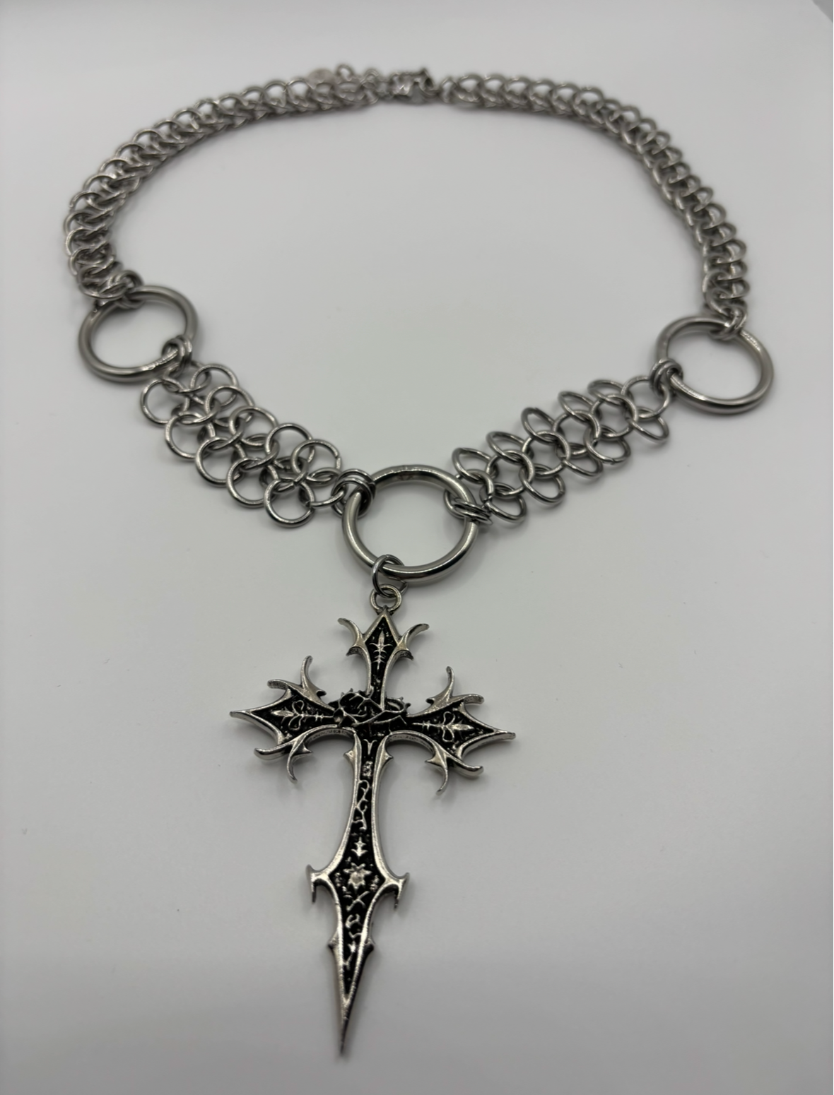 WITCH’S BLADE - chainmail necklace
