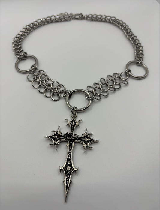 WITCH’S BLADE - chainmail necklace