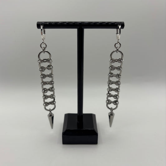 OLYMPUS - chainmail earrings