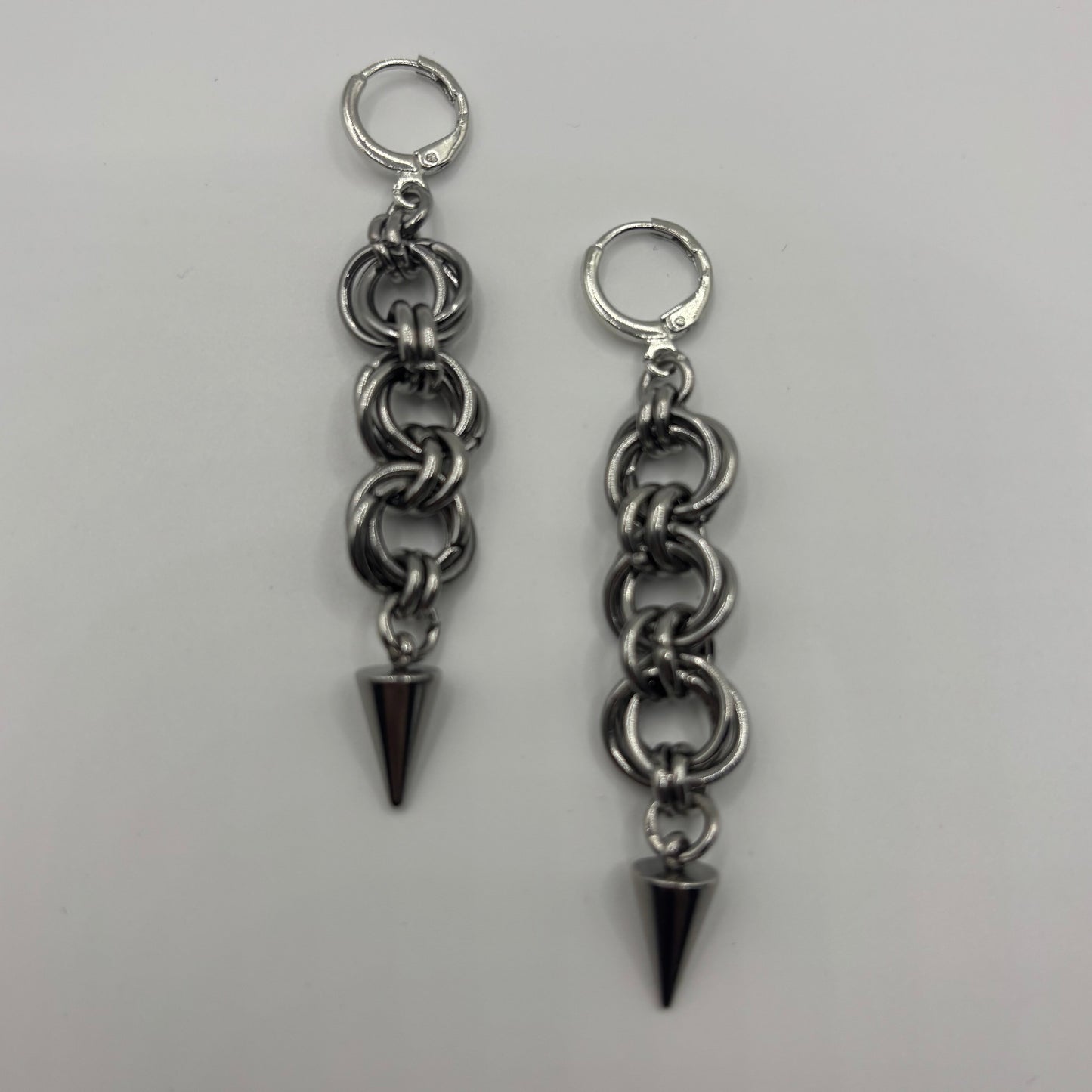 ORBITAL - chainmail earrings