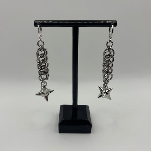 FLAIL SAFE - chainmail earrings