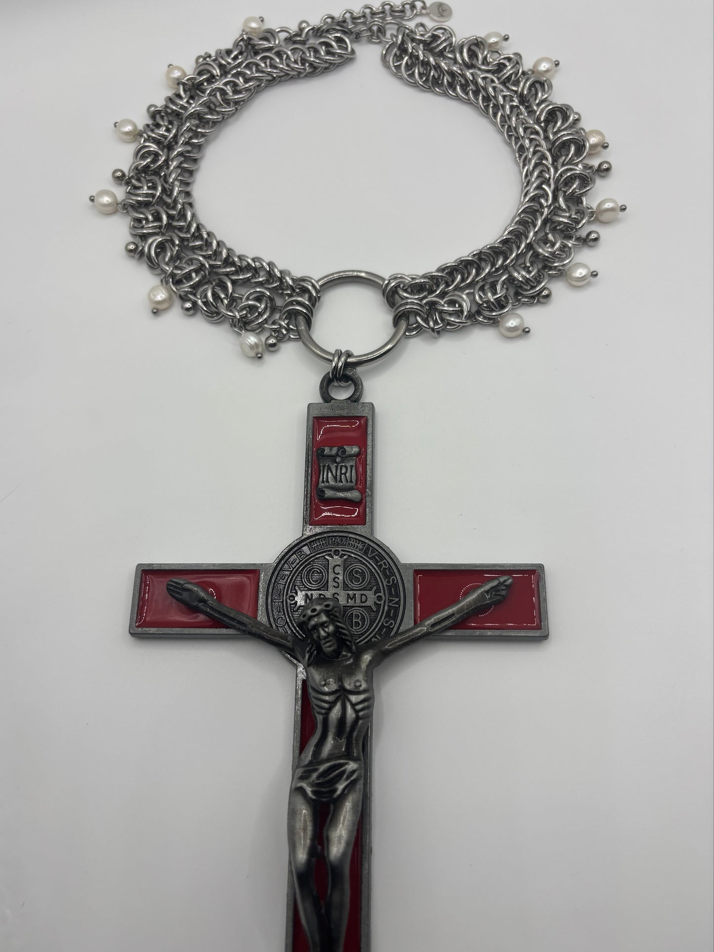 BLOOD PACT - chainmail necklace