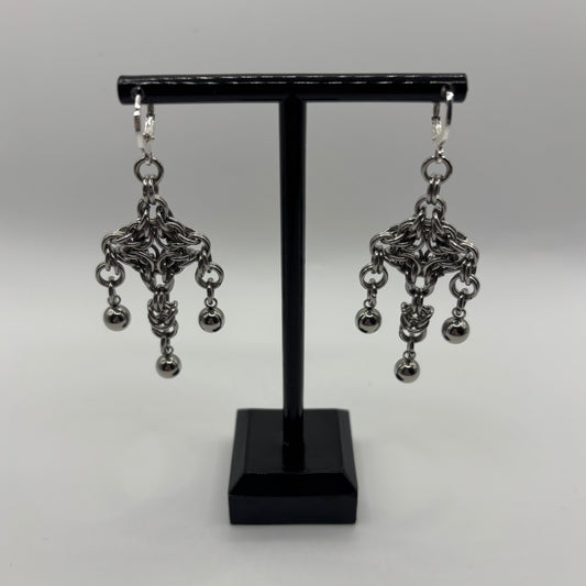 LAMENT - chainmail earrings