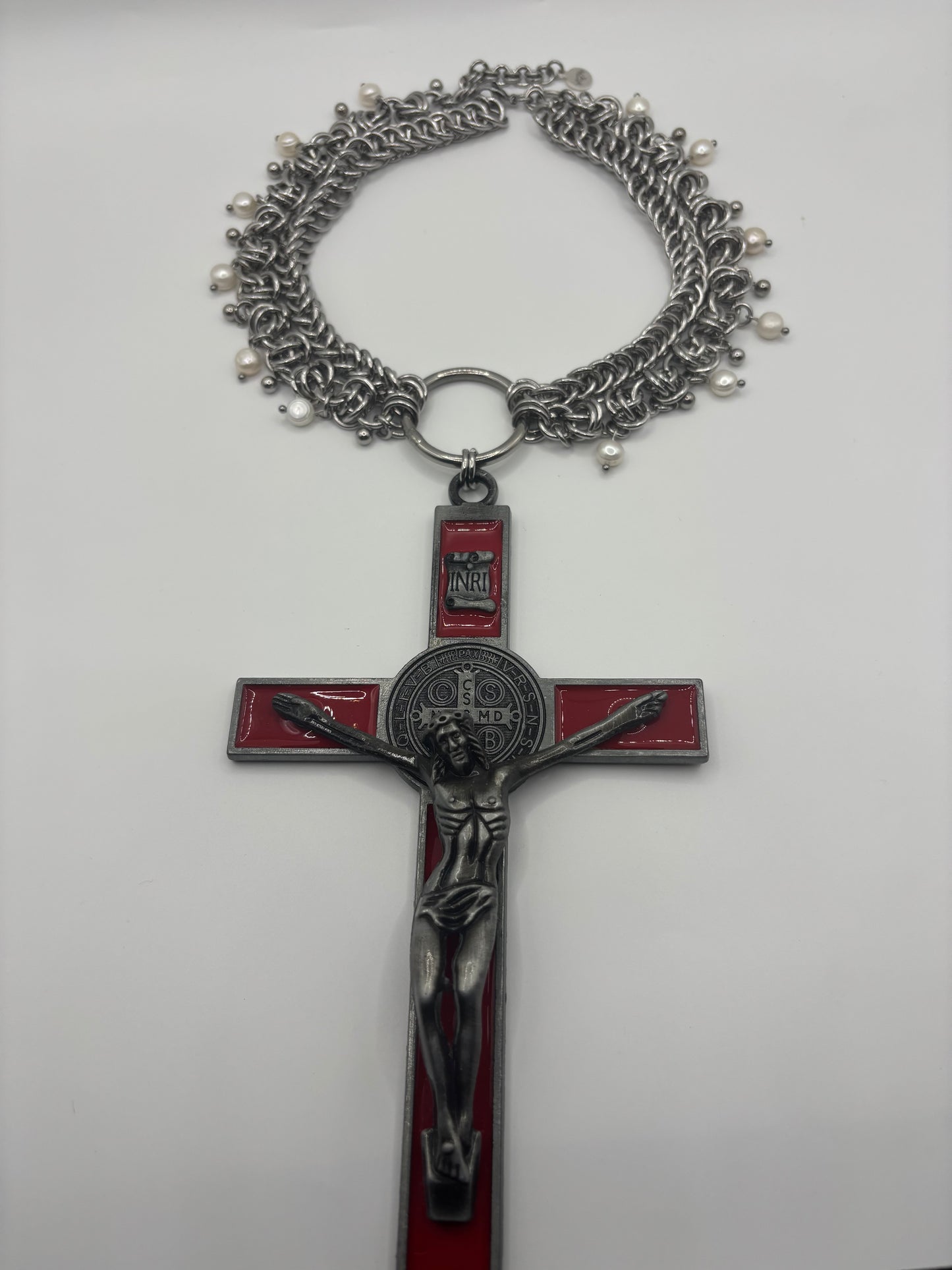 BLOOD PACT - chainmail necklace