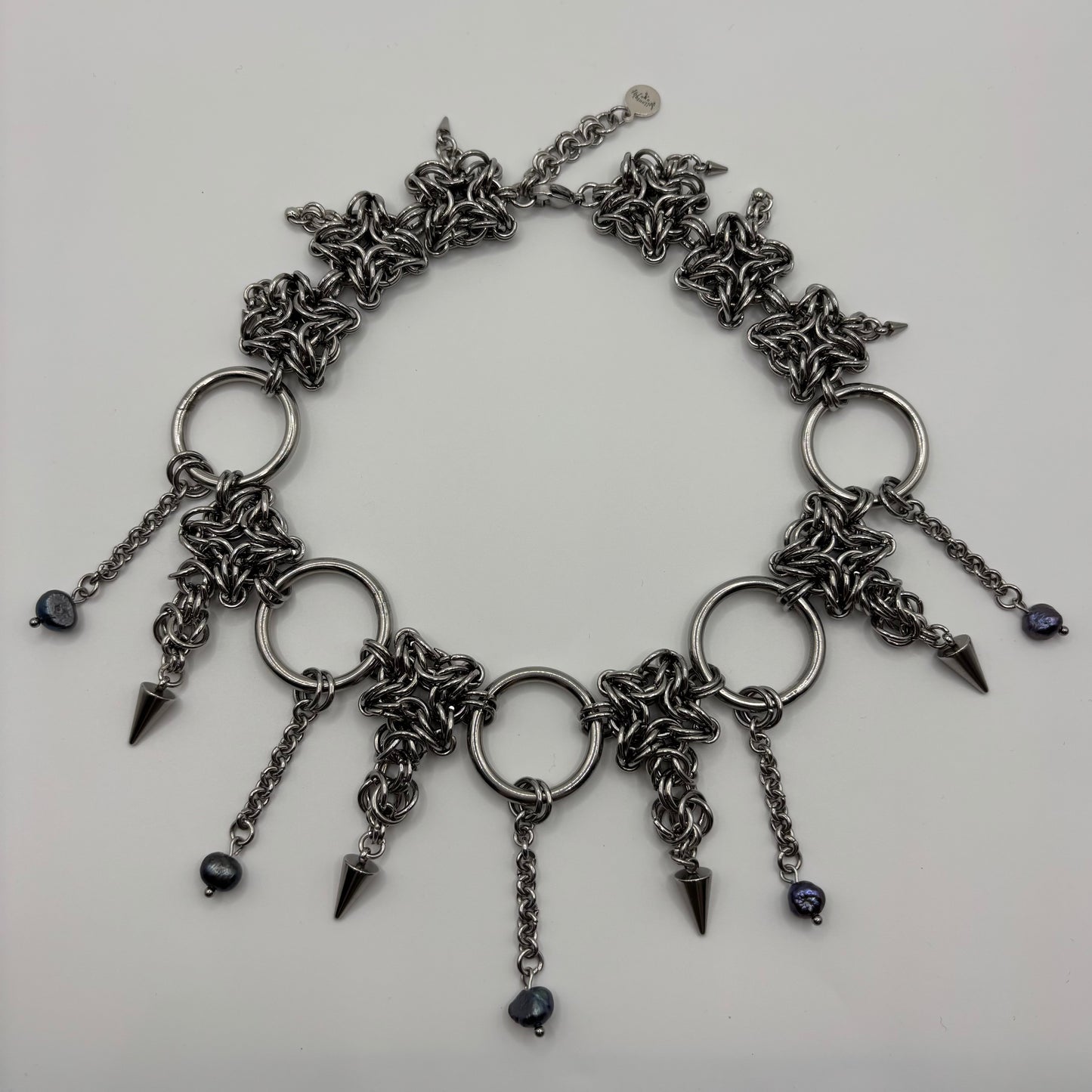 MIDNIGHT SUN - chainmail necklace