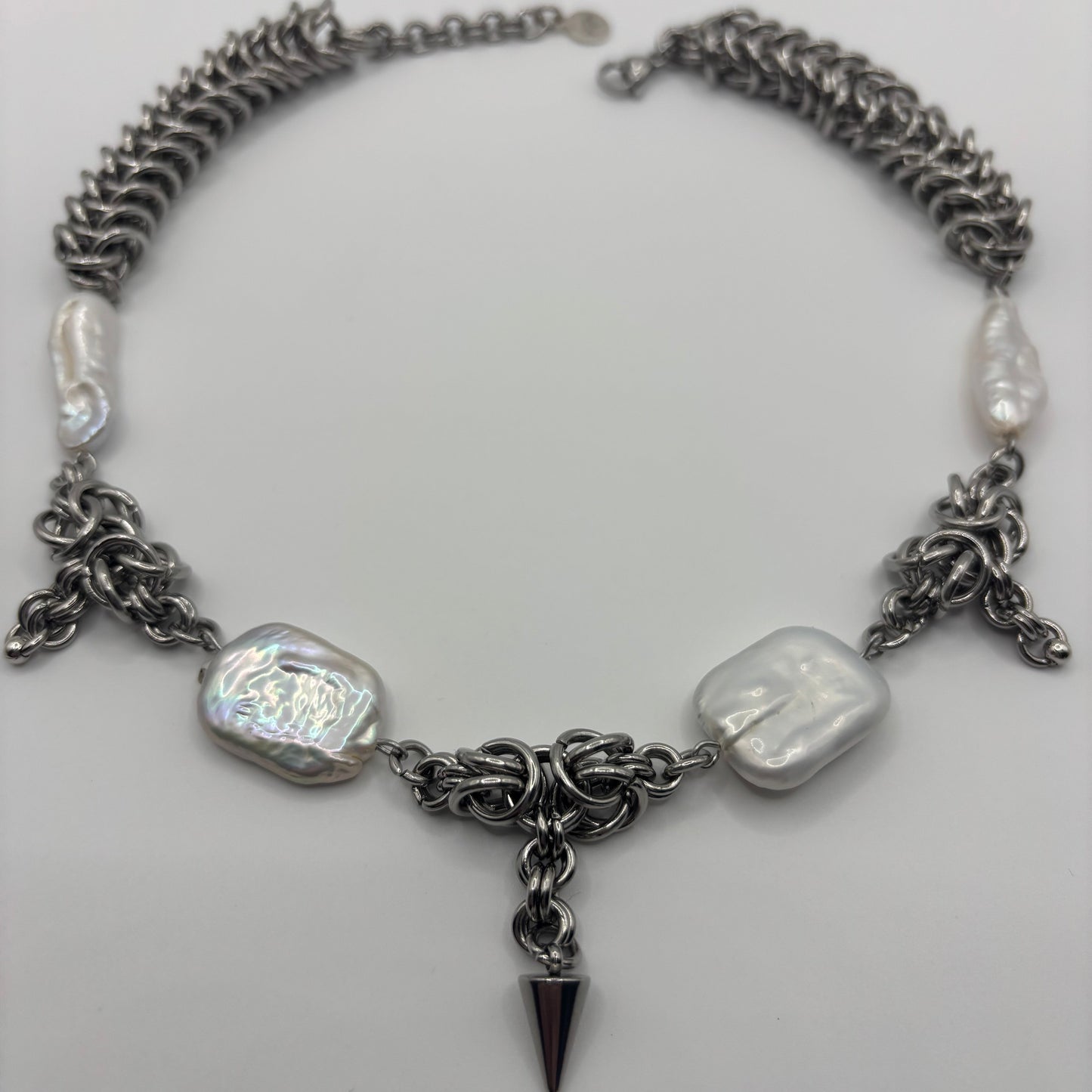 FRACTURED - chainmail necklace