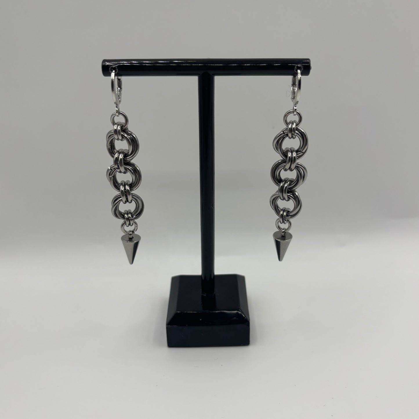 ORBITAL - chainmail earrings