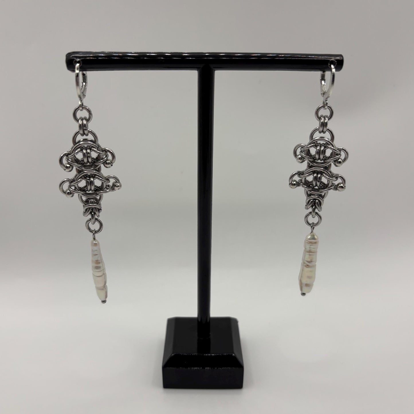 ENTOMBED - chainmail earrings