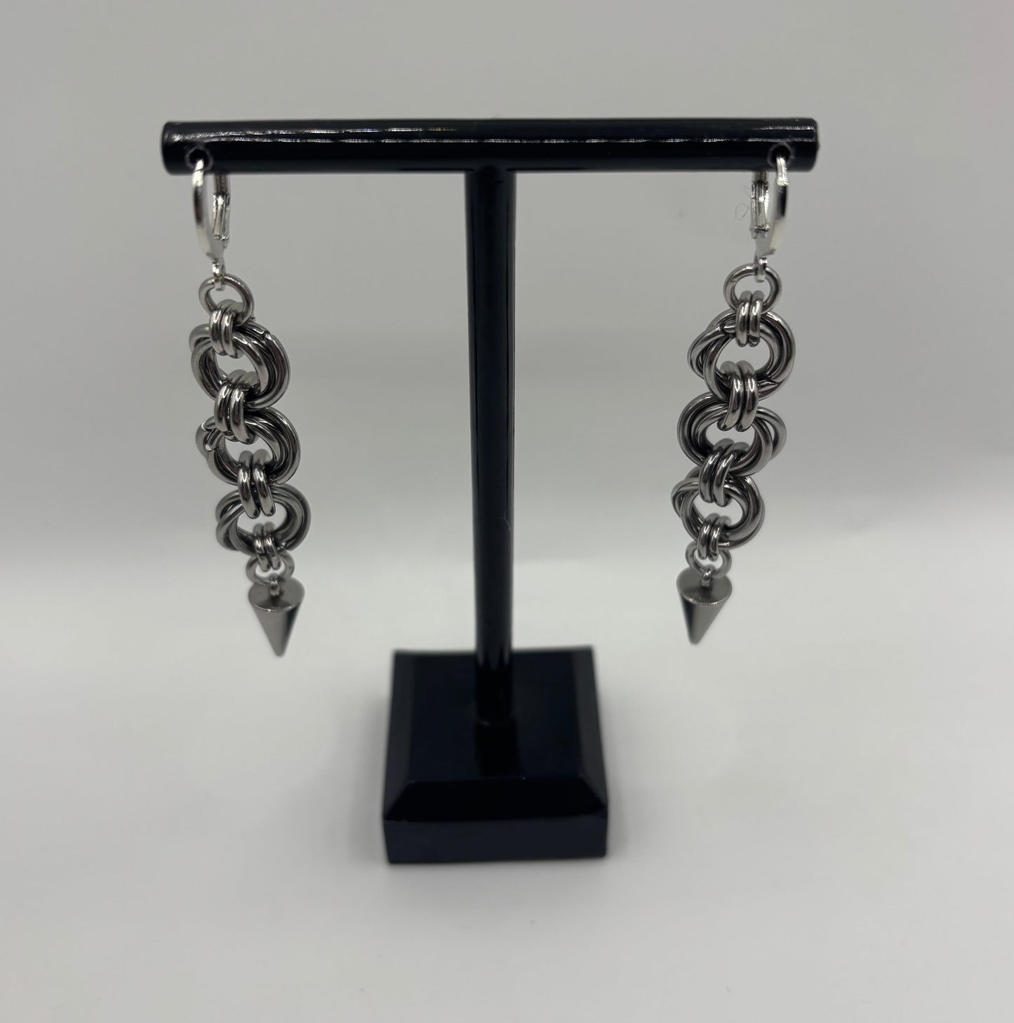 ORBITAL - chainmail earrings