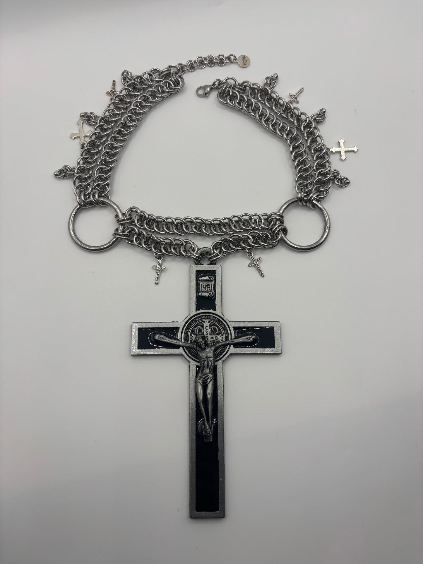 BLASPHEMY - chainmail necklace
