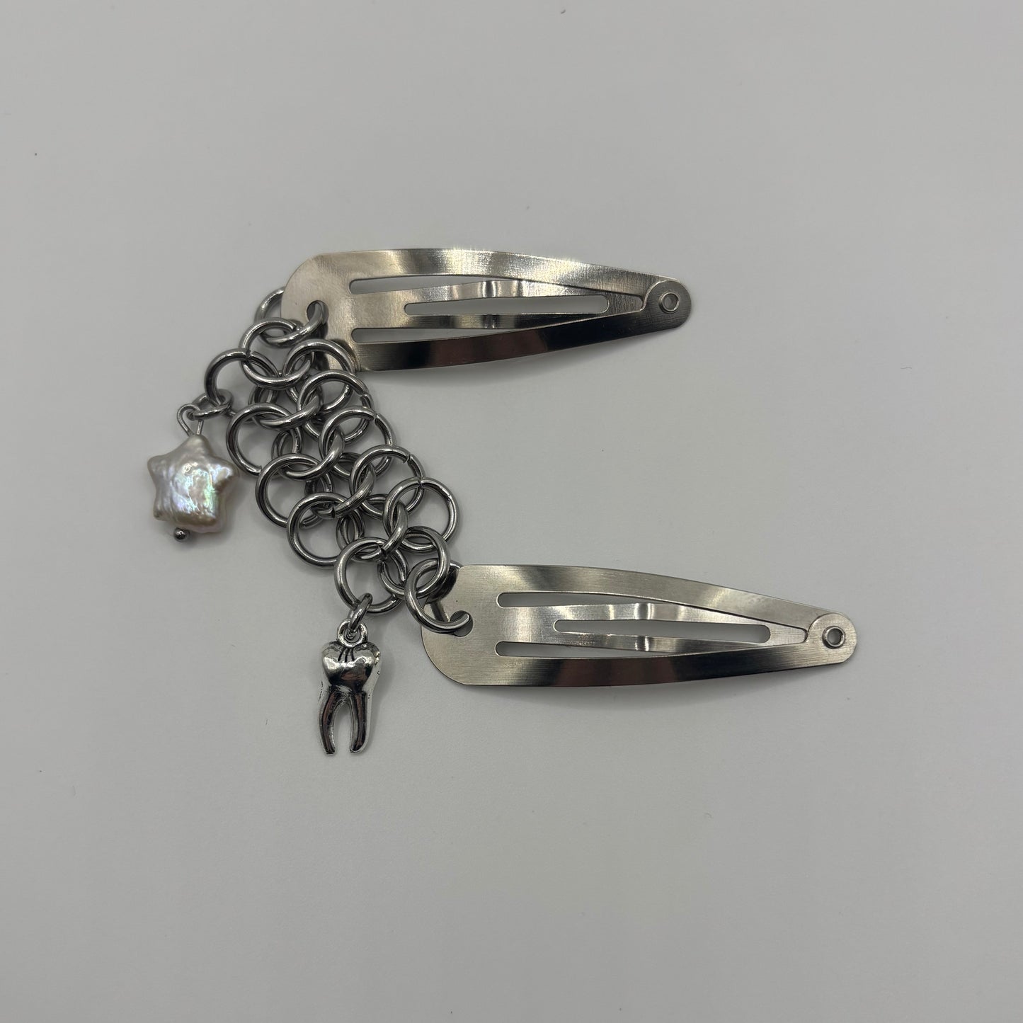 DUSTED - chainmail hair clip