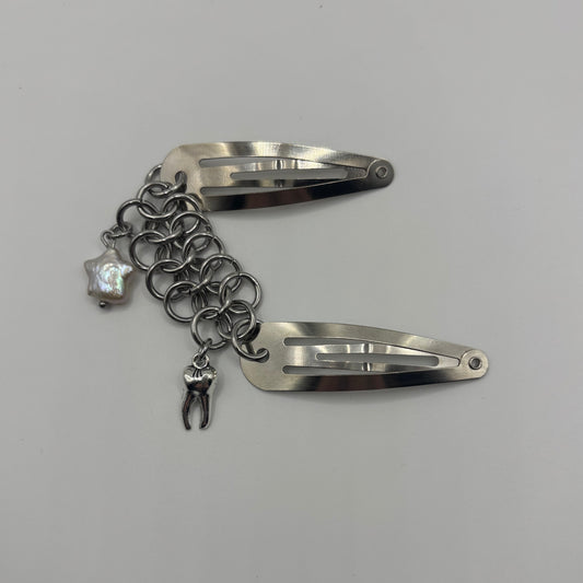 DUSTED - chainmail hair clip