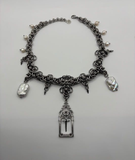 REPENTANCE - chainmail necklace