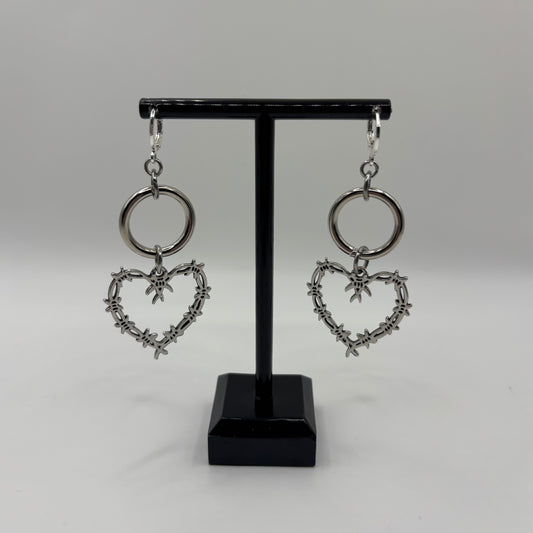 SINA - stainless steel earrings