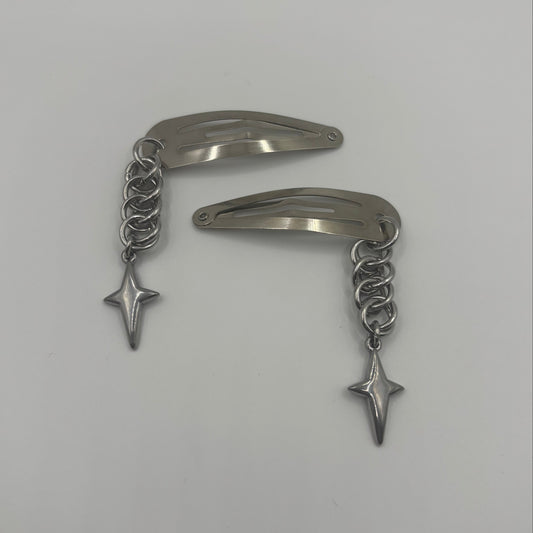 ASCEND - chainmail hair clips