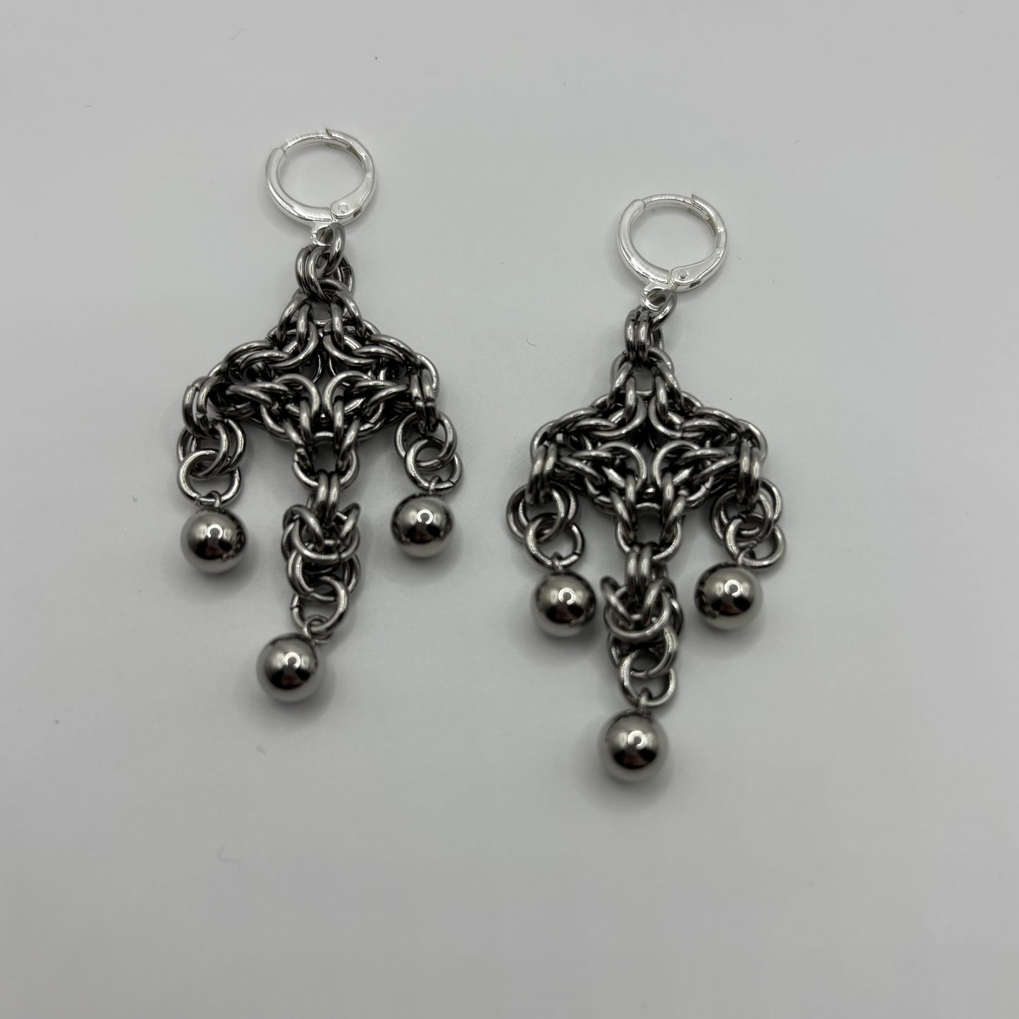 LAMENT - chainmail earrings