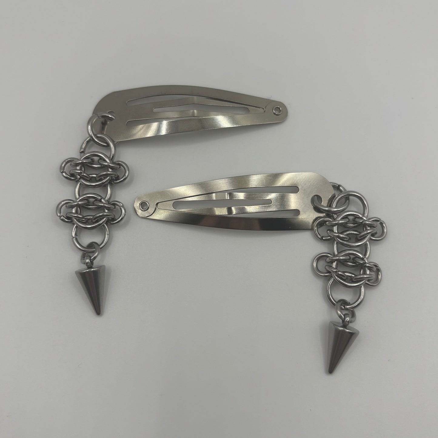 VERTEBRAE - chainmail hair clips