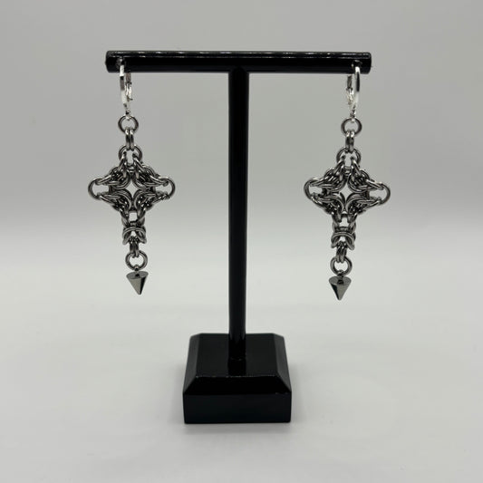 DAMNATION - chainmail earrings