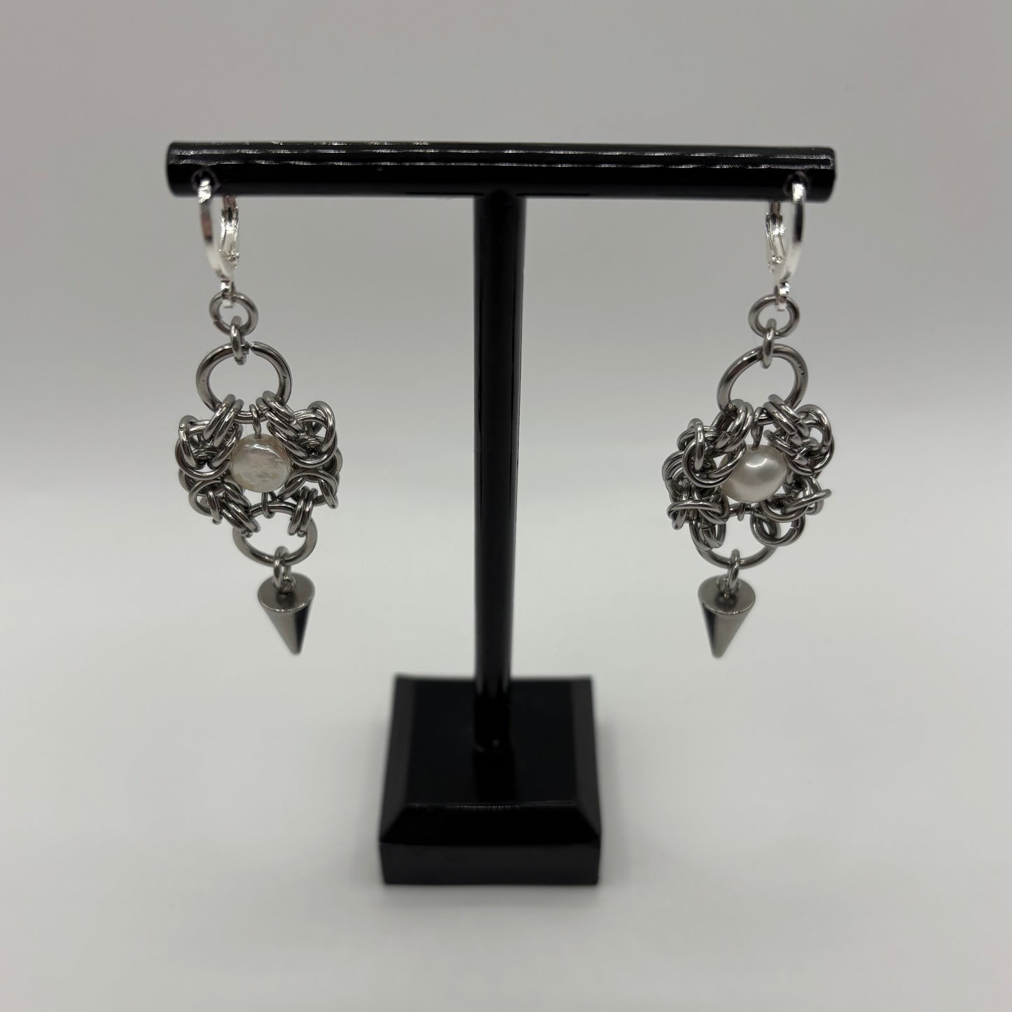 LUNA - chainmail earrings