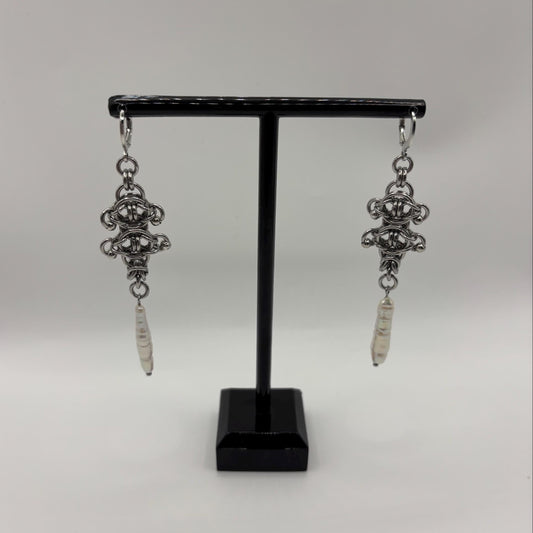 ENTOMBED - chainmail earrings